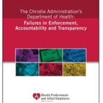 HPAE White Paper – The Christie Administration’s Department of Health: Failure in Enforcement, Accountability and Transparency
