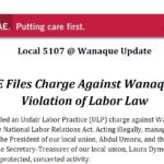 Union Files Labor Board Charge Against Wanaque