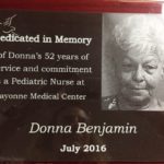 Donna Benjamin Honored for Her 52 Years of Service at Bayonne Medical Center