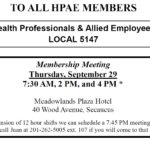 Membership Meetings to Discuss Impact of the Labor Board’s Ruling Against MHMC