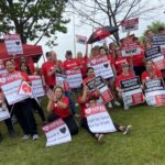 HPAE Nurses hold an Informational Picket at Southern Ocean Medical Center